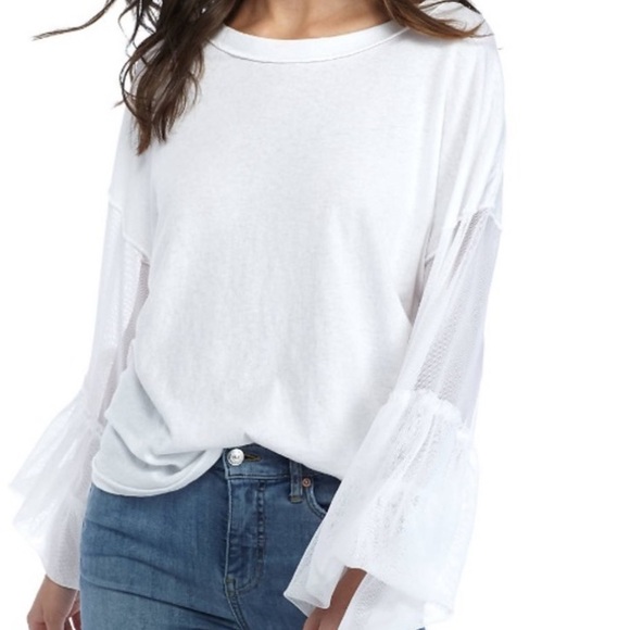 NWT Free People Still Got It high low long sleeve - Picture 4 of 5